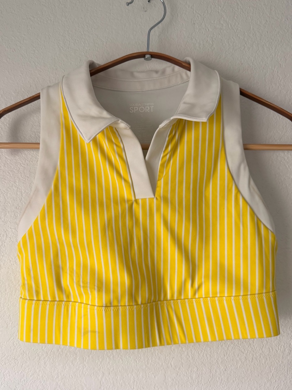 Solid & Striped Workout Top